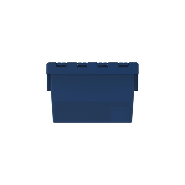 Loadhog Sarl Reusable container  L400xW300xH264 mm blue walls and floors closed - Image 2