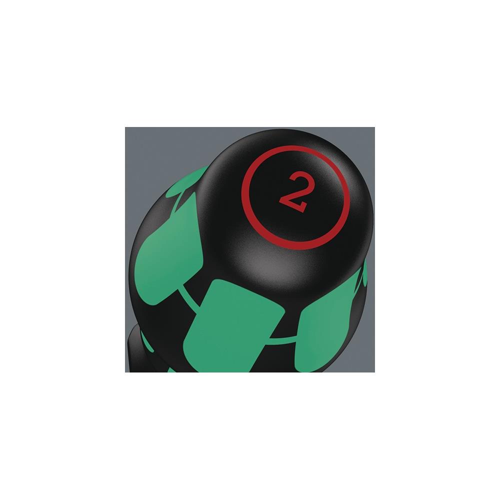 WERA Screwdriver set Kraftform Big Pack 300 14-part slot/PH/PZD/TX 2-component handle round blade - Image 2