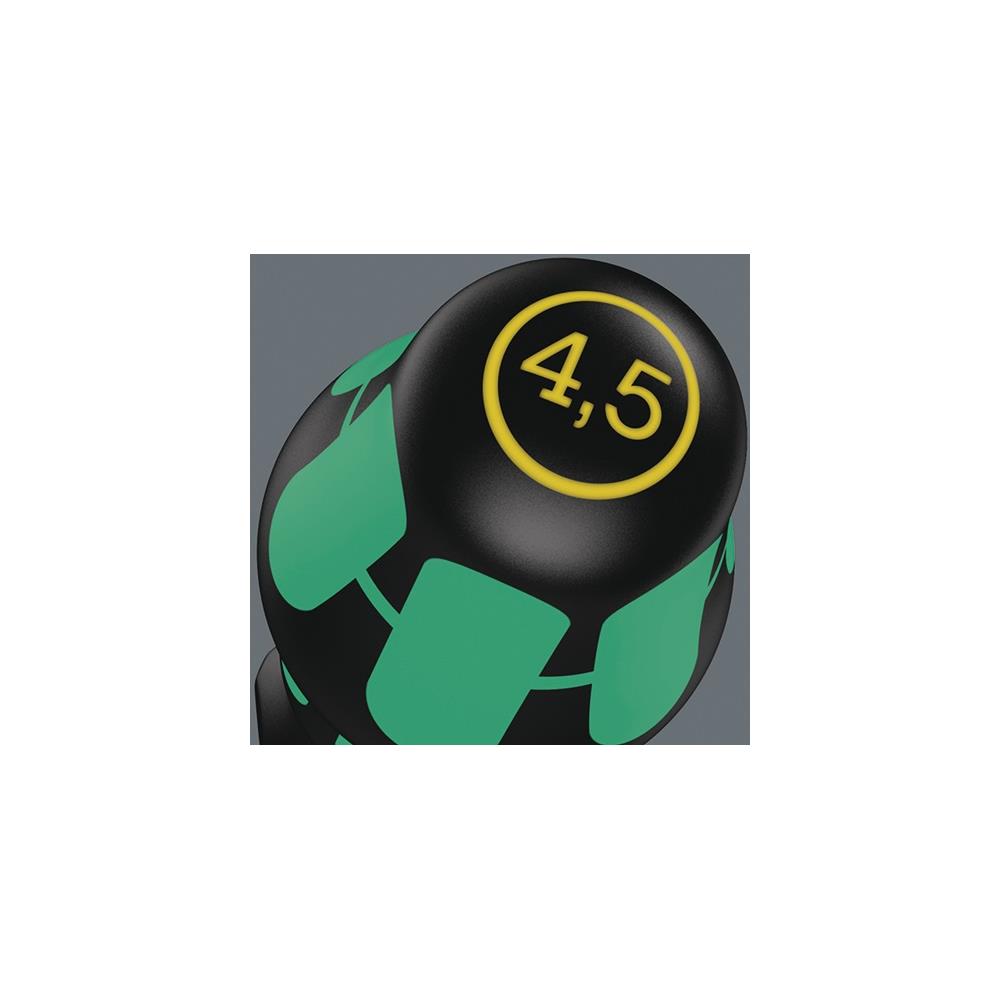 WERA Screwdriver 334 SK cutting edge width 7 mm blade length 125 mm 2-component handle hexagonal blade/bolster - Image 3