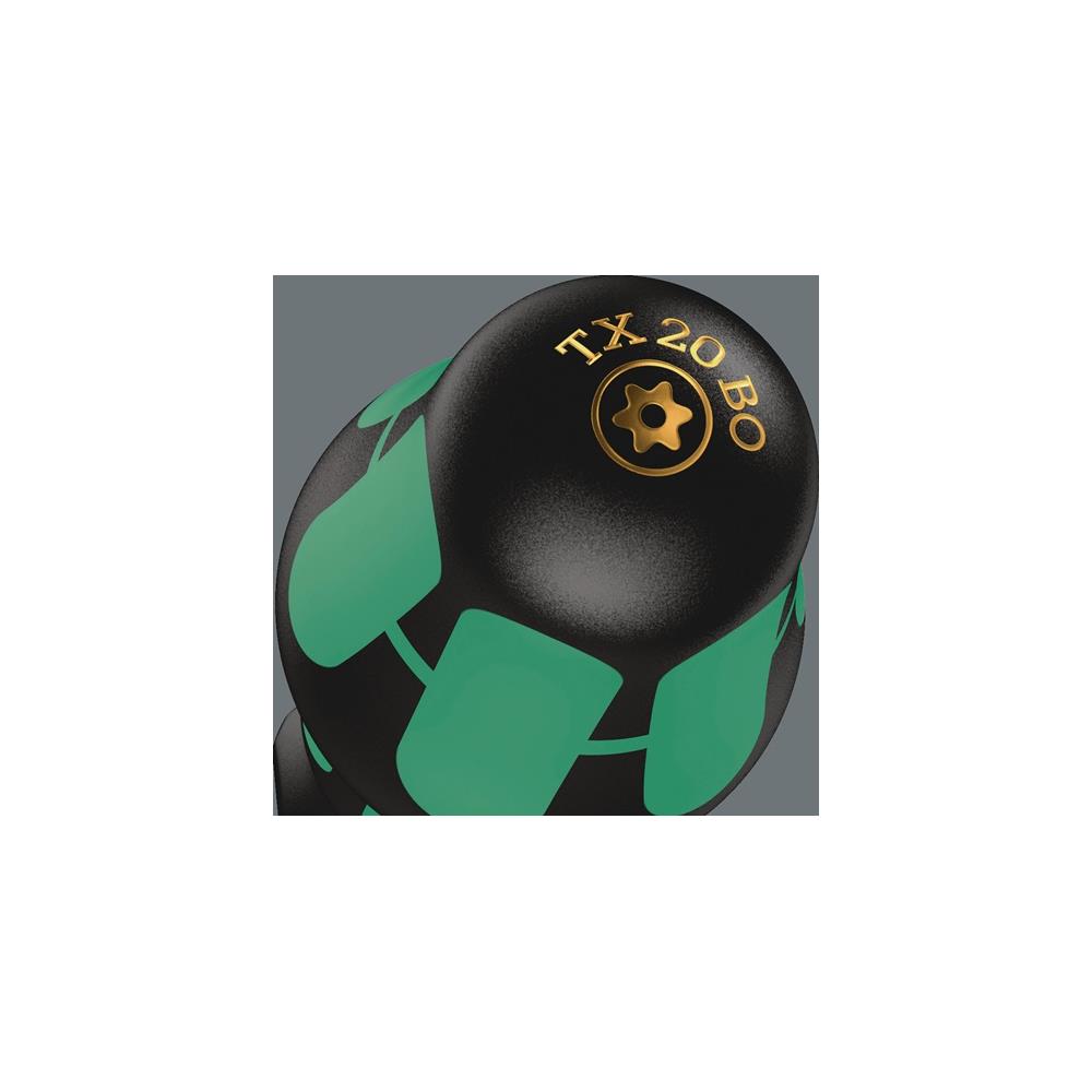 WERA Screwdriver 367 TORX BO size T 8 BO, blade length 60 mm 2-component handle round blade - Image 2
