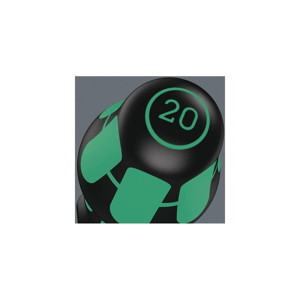 WERA Screwdriver 367 TORX size T 8, blade length 60 mm 2-component handle round blade - Image 2