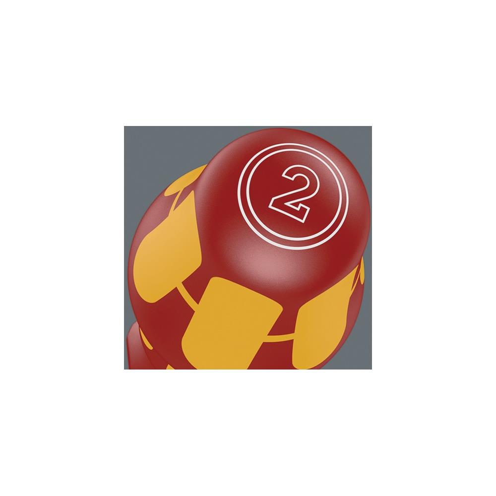 WERA Screwdriver set 160 iSS/7 7-part slot PH/+-(SL/PZD) blade and handle extra slim VDE - Image 3