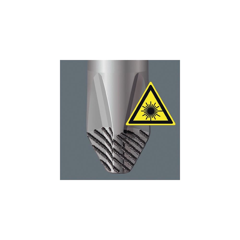 WERA Screwdriver 334 SK cutting edge width 10 mm blade length 175 mm 2-component handle hexagonal blade/bolster - Image 4