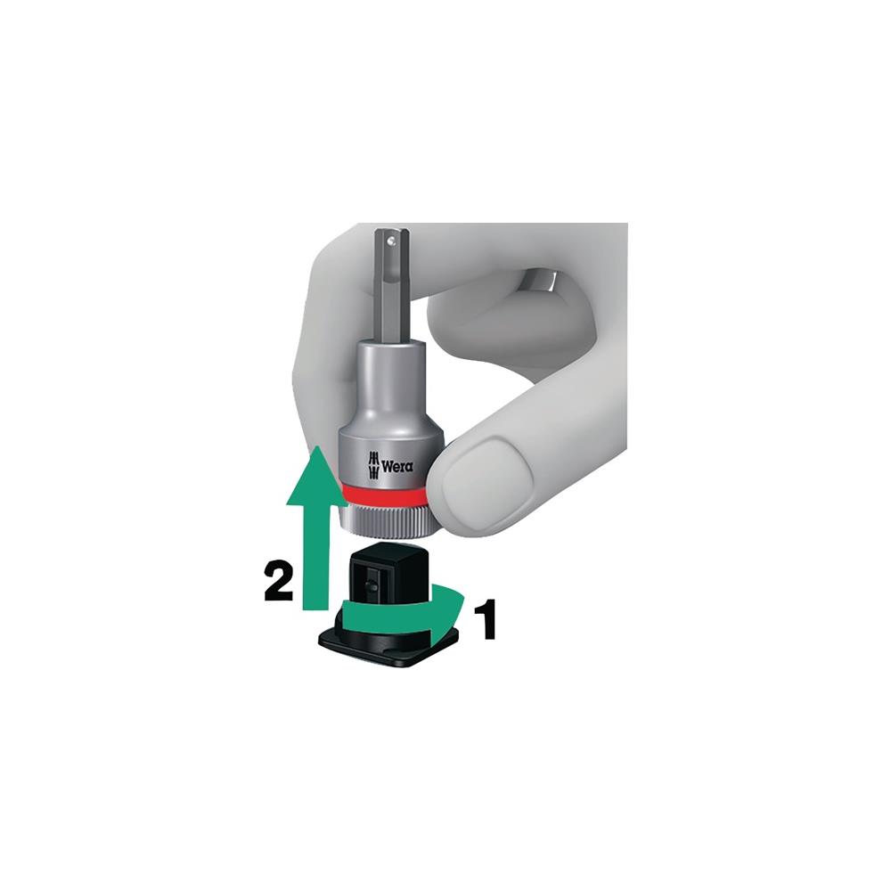 WERA Socket spanner set Belt 4 9-part 1/4 inch 5-13 mm for external hexagon - Image 2