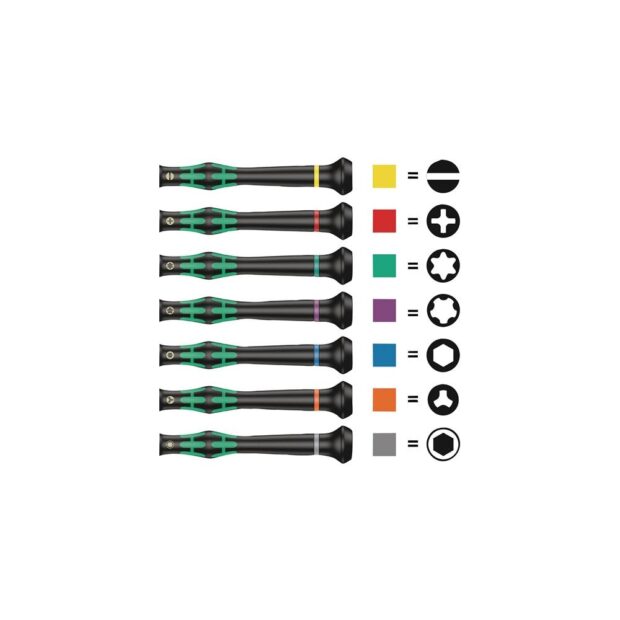 WERA Electrical/precision engineer's screwdr. 2054 hex. 1.3 mm blade length 40 mm - Image 7