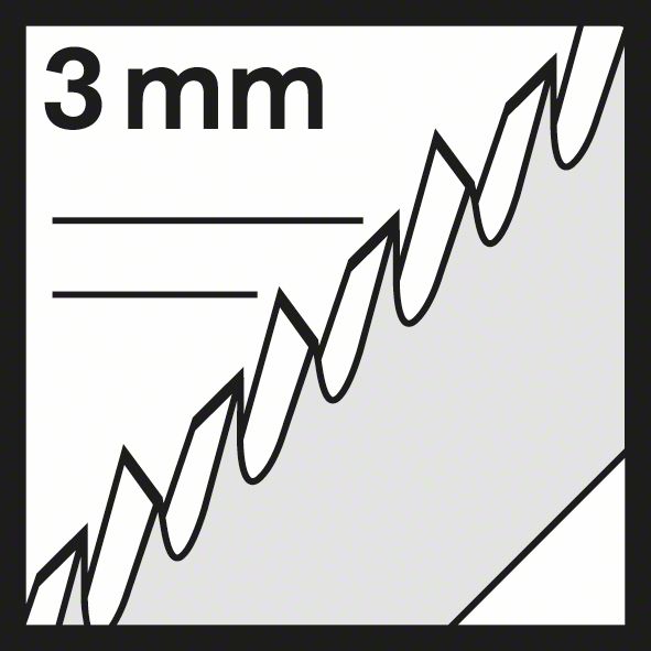 Robert Bosch Power Tools GmbH Jigsaw blade T 301 CDF. For jigsaws - Image 5