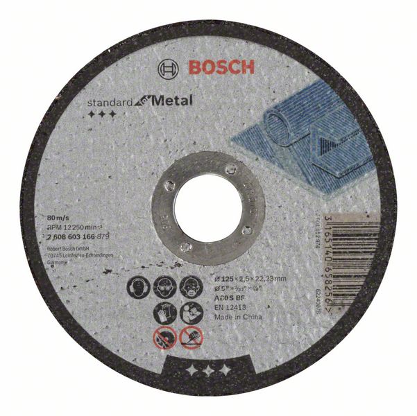Robert Bosch Power Tools GmbH Standard for Metal straight cutting disc. For small angle grinders