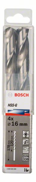 Robert Bosch Power Tools GmbH Metal drill bits HSS-G, DIN 338. For rotary drills/drivers - Image 2