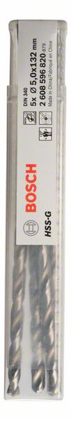 Robert Bosch Power Tools GmbH Metal drill bits HSS-G, DIN 340. For rotary drills/drivers - Image 2