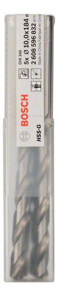 Robert Bosch Power Tools GmbH Metal drill bits HSS-G, DIN 340. For rotary drills/drivers - Image 2