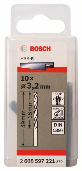 Robert Bosch Power Tools GmbH Stub drill bits, HSS-R, DIN 1897. For rotary drills/drivers - Image 2