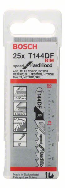 Robert Bosch Power Tools GmbH Jigsaw blade T 144 DF. For jigsaws - Image 2