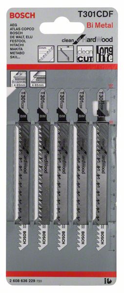 Robert Bosch Power Tools GmbH Jigsaw blade T 301 CDF. For jigsaws - Image 2