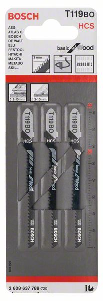 Robert Bosch Power Tools GmbH Jigsaw blade T 119 BO. For jigsaws - Image 2