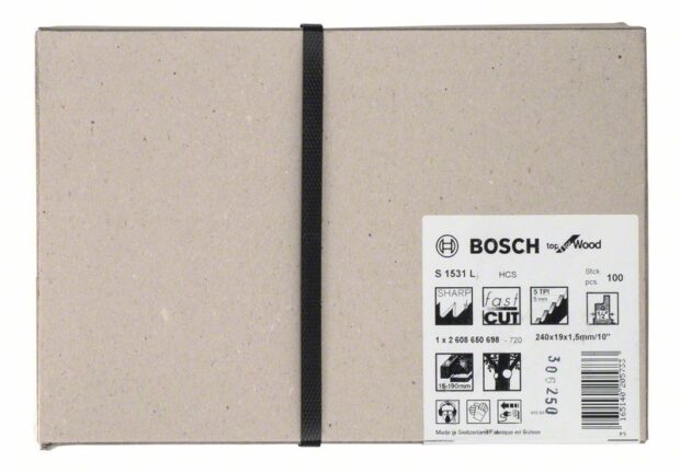 Robert Bosch Power Tools GmbH Reciprocating saw blade S 1531 L. For reciprocating saws - Image 2