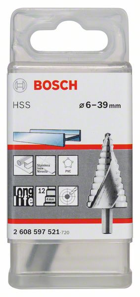 Robert Bosch Power Tools GmbH HSS step drill bits. For rotary drills/drivers - Image 2