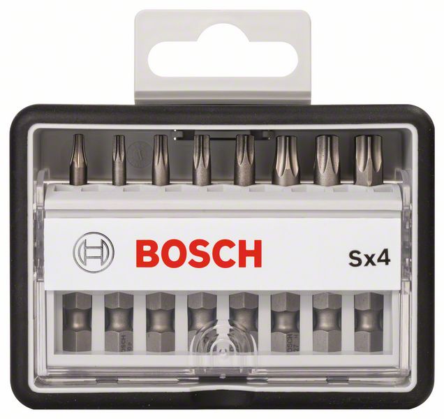 Robert Bosch Power Tools GmbH 8-piece Robust Line screwdriver bit set Sx T, Extra Hard version. For rotary drills/drivers - Image 2