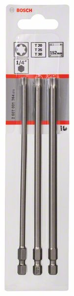 Robert Bosch Power Tools GmbH 3-piece screwdriver bit set, Extra Hard. For rotary drills/drivers - Image 2