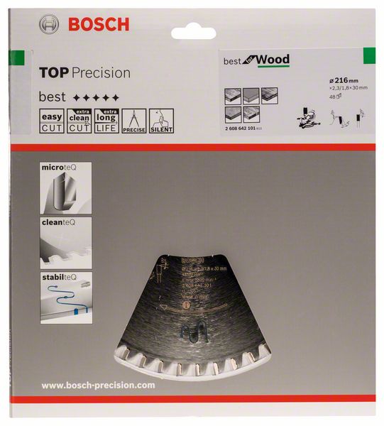 Robert Bosch Power Tools GmbH Top Precision Best for Wood circular saw blade. For mitre saws - Image 2