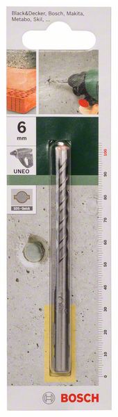Robert Bosch Power Tools GmbH SDS quick concrete drill bits D= 6.0 mm; L= 100 mm - Image 2