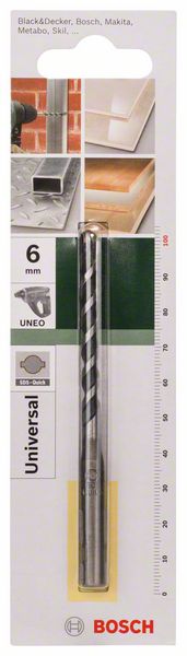 Robert Bosch Power Tools GmbH SDS quick multi-purpose drill bits D= 6.0 mm; L= 100 mm - Image 2