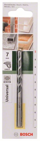 Robert Bosch Power Tools GmbH SDS quick multi-purpose drill bits D= 7.0 mm; L= 100 mm - Image 2