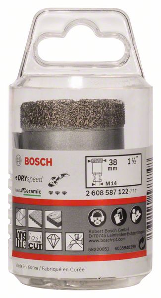 Robert Bosch Power Tools GmbH Diamond cutter Dry Speed Best for Ceramic. For small angle grinders - Image 2