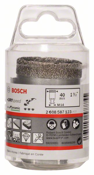 Robert Bosch Power Tools GmbH Diamond cutter Dry Speed Best for Ceramic. For small angle grinders - Image 2