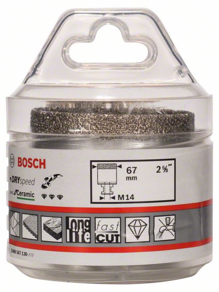 Robert Bosch Power Tools GmbH Diamond cutter Dry Speed Best for Ceramic. For small angle grinders - Image 2