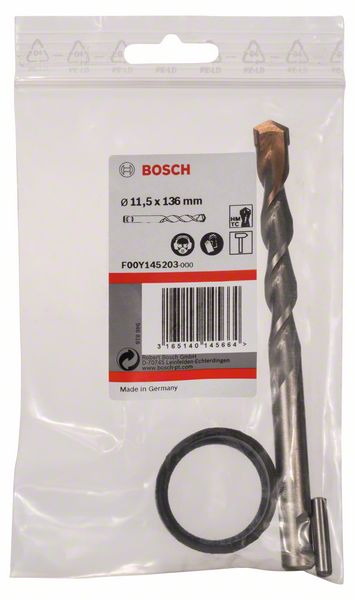 Robert Bosch Power Tools GmbH Pilot Drill Bit with Fixing Pin and Rubber Ring. For rotary hammer drills - Image 2