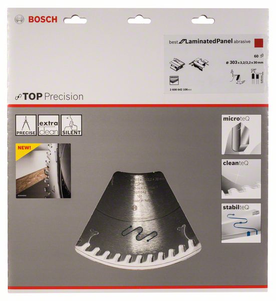 Robert Bosch Power Tools GmbH Circular saw blade Top Precision Best for Laminated Panel Abrasive. For vertical panel sizing saws - Image 2