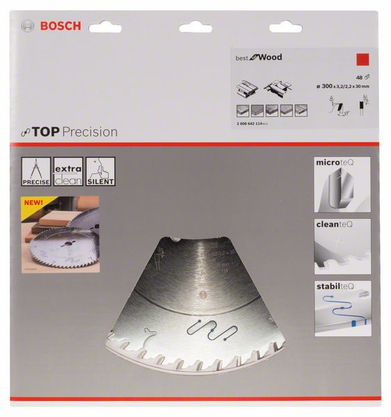 Robert Bosch Power Tools GmbH Top Precision Best for Wood circular saw blade. For table saws - Image 2