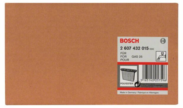 Robert Bosch Power Tools GmbH Polyester bellows filter. For dust extractors - Image 2