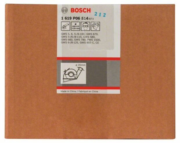 Robert Bosch Power Tools GmbH Cutting guide with dust extraction outlet. For small angle grinders - Image 2