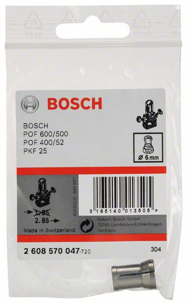 Robert Bosch Power Tools GmbH Collet without locking nut. For straight grinders - Image 2