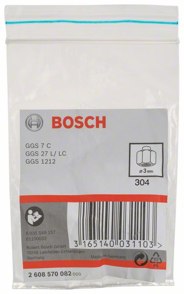 Robert Bosch Power Tools GmbH Collet with locking nut. For straight grinders - Image 2