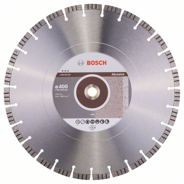 Robert Bosch Power Tools GmbH Diamond cutting disc Best for Abrasive. For table saws