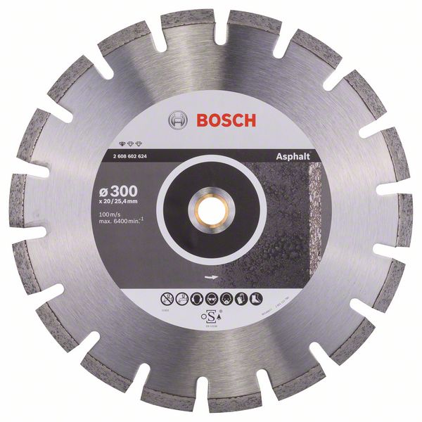 Robert Bosch Power Tools GmbH Standard for Asphalt diamond cutting disc. For table saws