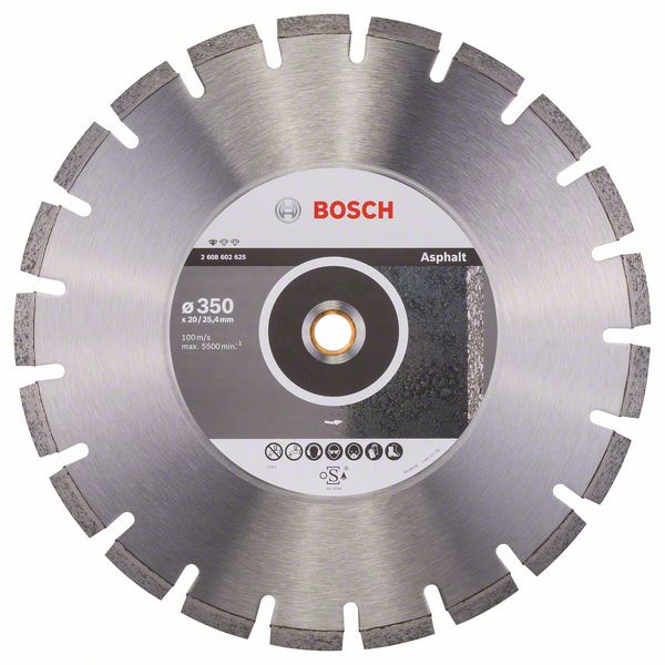 Robert Bosch Power Tools GmbH Standard for Asphalt diamond cutting disc. For table saws