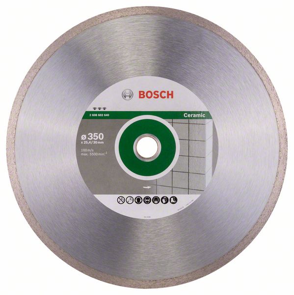 Robert Bosch Power Tools GmbH Diamond cutting disc Best for Ceramic. For tile cutters