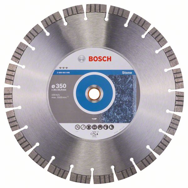 Robert Bosch Power Tools GmbH Diamond cutting disc Best for Stone. For table saws