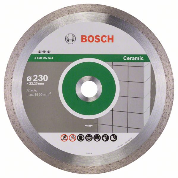 Robert Bosch Power Tools GmbH Diamond cutting disc Best for Ceramic. For small angle grinders