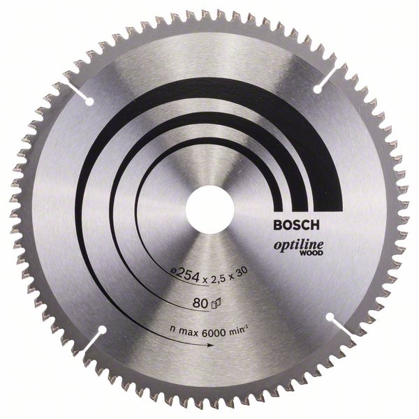Robert Bosch Power Tools GmbH Optiline Wood circular saw blade. For mitre saws
