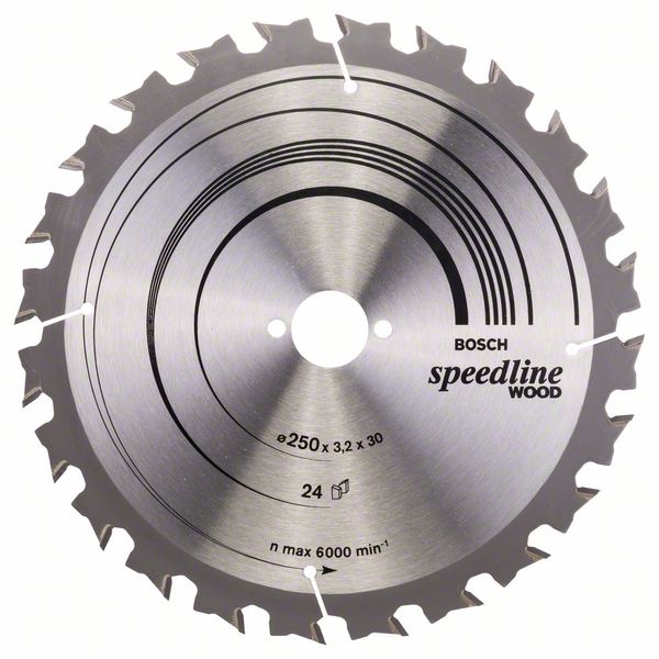 Robert Bosch Power Tools GmbH Circular saw blade Speedline Wood. For table saws