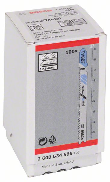 Robert Bosch Power Tools GmbH Jigsaw blade T 118 BF. For jigsaws - Image 2