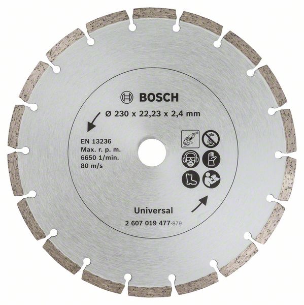 Robert Bosch Power Tools GmbH Diamond cutting discs for construction material, Ø 230 mm
