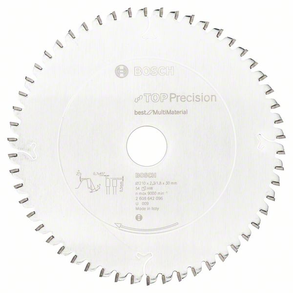 Robert Bosch Power Tools GmbH Top Precision Best for Multi Material circular saw blade. For mitre saws