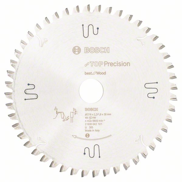 Robert Bosch Power Tools GmbH Top Precision Best for Wood circular saw blade. For mitre saws