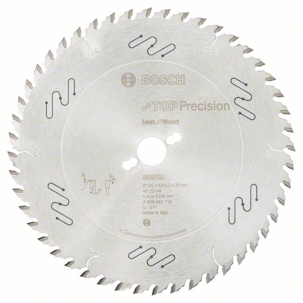 Robert Bosch Power Tools GmbH Top Precision Best for Wood circular saw blade. For table saws