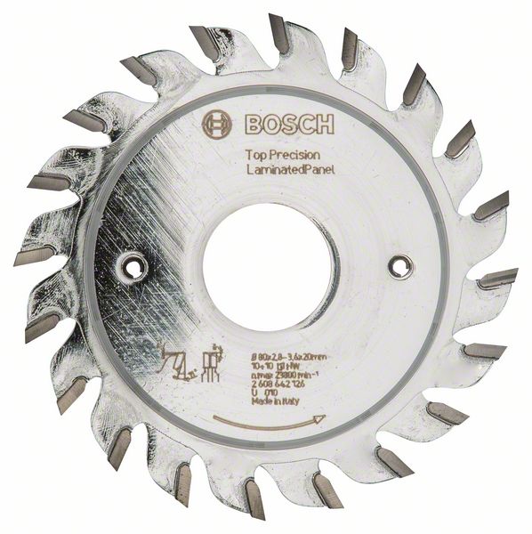 Robert Bosch Power Tools GmbH Scoring blade Top Precision Laminated Panel. For vertical panel sizing saws